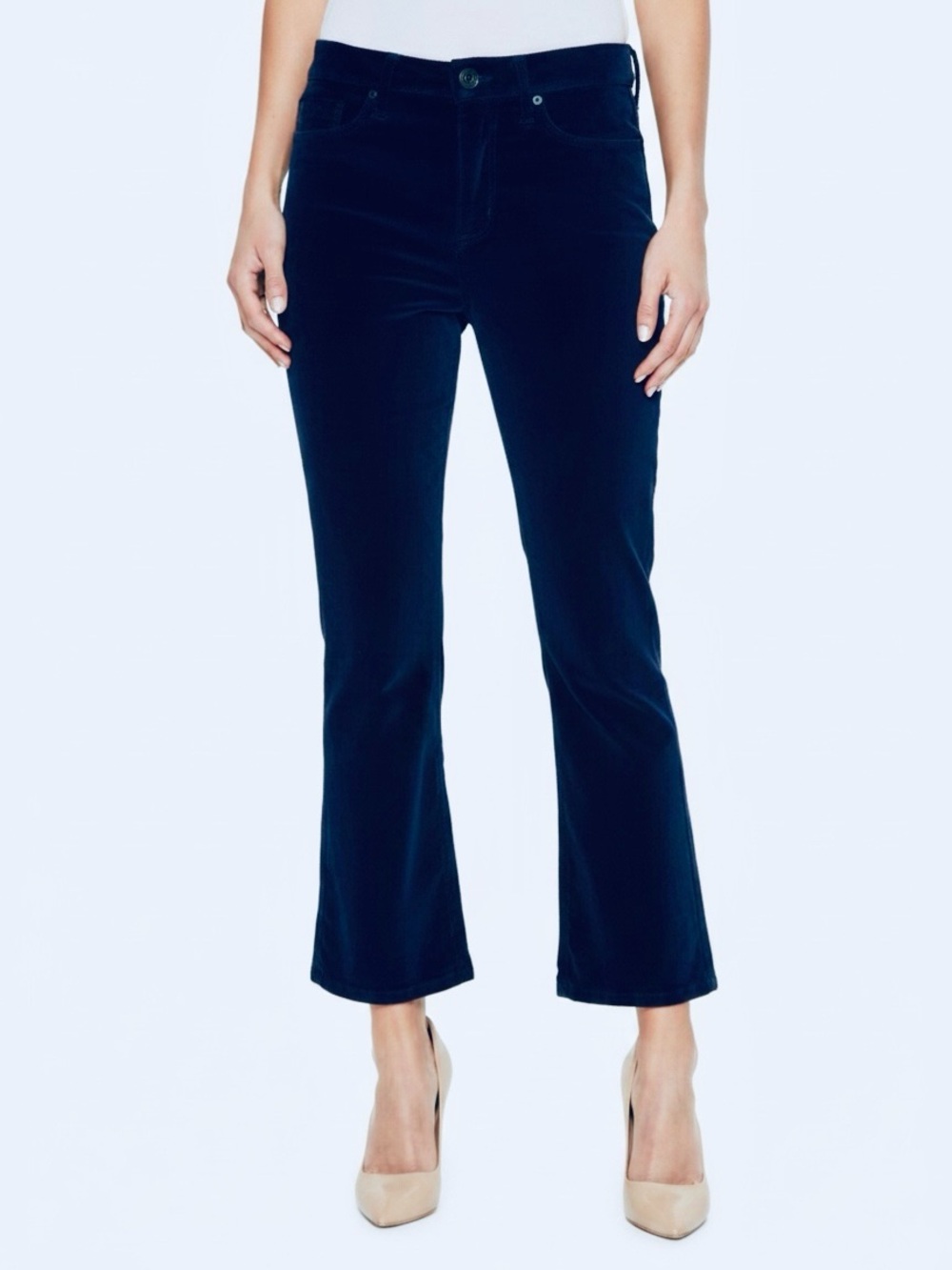 Hudson Brix High Waisted Cropped Bootcut Navy Velvet
Jeans size 29 New!